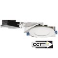 Elco Lighting 4 Ultra Slim LED Round Panel Light with 5-CCT Switch" ERT411CT5W